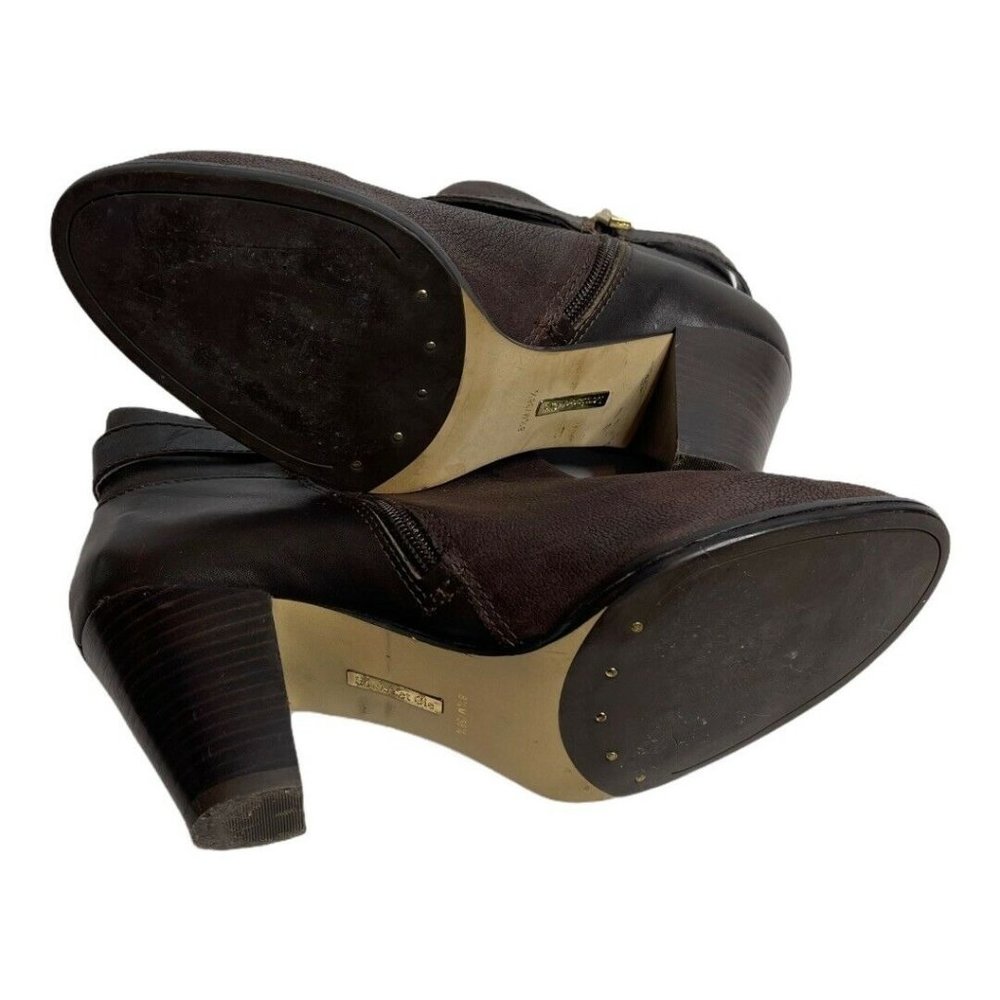 Louise Et Cie Ranier  Leather Heeled Ankle Booties - Picture 12 of 12
